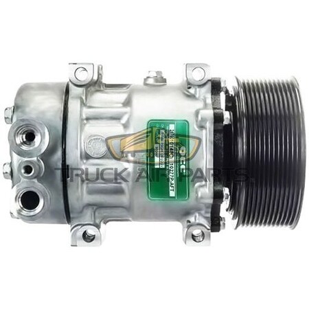Truckair A/C Compressor-Kenworth-T660 2008-2010 C15 Cat Engine Proffesional Grade-Aftermarket 03-1002Q
